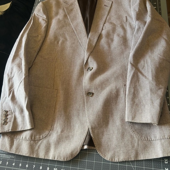 Stafford Other - Stafford Men's Tan Patterned Blazer